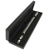 Sterling Silver Oxidised Flat Curb Mens Bracelet