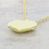 Gold Plated Sterling Silver Heart Shape Locket and Chain
