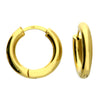 Sterling Silver Gold Plated Hoop Earrings