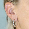 Sterling Silver Hoop Earrings (25mm)