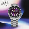 Seiko 5 Sports 145th Anniversary SKX Limited Edition Purple Dial Watch HDB003K1
