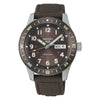 Seiko 5 Sports Field Automatic Mens Watch HDB009K1 - Brown Nylon Strap