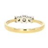 9ct Yellow Gold 0.56ct Diamond Graduated Trilogy Ring | H&H Jewellers