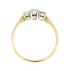 9ct Yellow Gold 0.56ct Diamond Graduated Trilogy Ring | H&H Jewellers