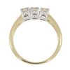 9ct Yellow Gold 0.72ct Diamond Trilogy Ring | H&H Family Jewellers