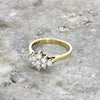 9ct Yellow Gold 0.52ct Brilliant Cut Diamond Cluster Ring