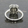 9ct White Gold 1.0cts Diamond Cluster Ring