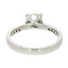 Palladium 0.90cts Solitaire Ring Brilliant Cut Diamond | H&H