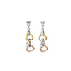 Hot Diamonds Triple Heart Drop Earrings DE703