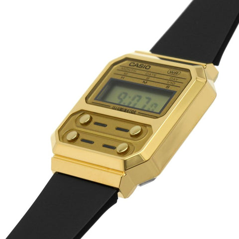 Casio Retro Vintage Collection Digital Watch Gold Colour A100WEFG-9AEF
