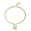 Guess Ladies Bracelet UBB05406YG from the Guess My Secret collection padlock Charm