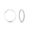 Guess Crystal Set Large Hoop Earrings JUBE02247JWRH