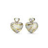 Guess In My Heart Crystal Drop Earrings JUBE04499JWYGT - Gold Tone