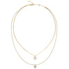 Guess 4G Double Chain Necklace UBN04159YG - Gold Tone