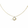 Guess Gold Tone Crystal G Logo Necklace JUBN04518JWYGT