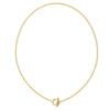 Guess T Bar Majorelle Gold Tone Necklace UBN05371G