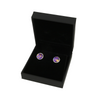 Purple Mohave Turquoise Sterling Silver Stud Earrings