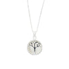 Mother of Pearl Sterling Silver Tree of Life Pendant & Chain