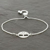 Sterling Silver Tree of Life Adjustable Bracelet