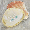 Bronwen Seafoam Sterling Silver Charm Earrings