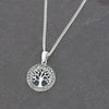 Marcasite Sterling Silver Lottie Tree of Life Pendant & Chain