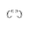 Sterling Silver Dahna Cut Out Stars Hoop Earrings
