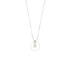 Lido White Freshwater Pearl CZ Pendant and Chain KS150 | H&H