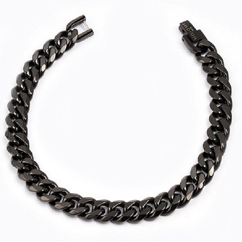 Unique & Co Black Stainless Steel Mens Bracelet LAB-198