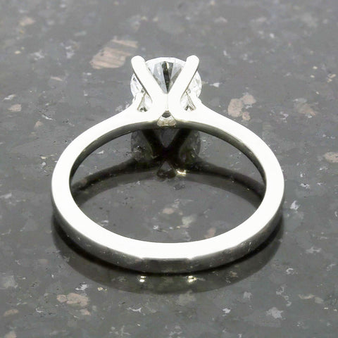 Platinum 1.00cts Lab Grown Diamond Solitaire Ring