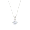 9ct White Gold 1.00cts Lab Grown Diamond Pendant and Chain | H&H