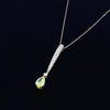 18ct Yellow GoldLab Grown Pear Shape Vivid Yellow Diamond Pendant With Chain