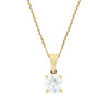 9ct Yellow Gold 1.46cts Lab Grown Diamond Pendant and Chain | H&H