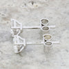 9ct White Gold 0.82cts Lab Created Brilliant Cut Diamond Earrings | H&H