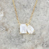 14ct Gold Toi Et Moi 1.70cts Lab Grown Diamond Pendant and Chain
