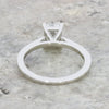 Platinum 1.45cts Lab Grown Diamond Emerald Cut Solitaire Ring