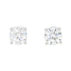 9ct White Gold 2.00cts Lab Grown Diamonds Solitaire Stud Earrings | H&H