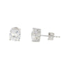 9ct White Gold 2.00cts Lab Grown Diamonds Solitaire Stud Earrings | H&H
