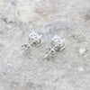 9ct White Gold 2.00cts Lab Grown Diamonds Solitaire Stud Earrings | H&H