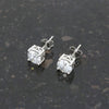 9ct White Gold 2.00cts Lab Grown Diamonds Solitaire Stud Earrings | H&H