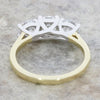 9ct Gold 1.95ct Brilliant Cut Lab Grown Diamond Three Stone Ring E VS 1