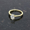 18ct Gold 1.00ct Oval Brilliant Cut Lab Grown Diamond Solitaire Ring | H&H