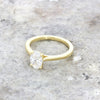 18ct Gold 1.00ct Oval Brilliant Cut Lab Grown Diamond Solitaire Ring | H&H