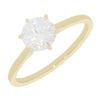 18ct Yellow Gold 1.00ct Brilliant Cut Lab Grown Diamond Solitaire Ring D VVS 2