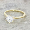 18ct Yellow Gold 1.00ct Brilliant Cut Lab Grown Diamond Solitaire Ring D VVS 2