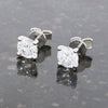 9ct White Gold 2.10cts Lab Grown Brilliant Cut Diamond Stud Earrings