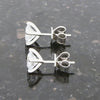 9ct White Gold 2.10cts Lab Grown Brilliant Cut Diamond Stud Earrings