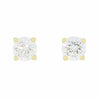 9ct Yellow Gold 1.00cts Lab Grown Brilliant Cut Diamond Stud Earrings