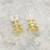 9ct Yellow Gold 1.00cts Lab Grown Brilliant Cut Diamond Stud Earrings