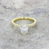 18ct Gold 1.34cts Lab Grown Diamond Pre Owned Oval Cut Solitaire Ring | H&H
