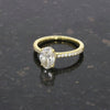 18ct Gold 1.34cts Lab Grown Diamond Pre Owned Oval Cut Solitaire Ring | H&H
